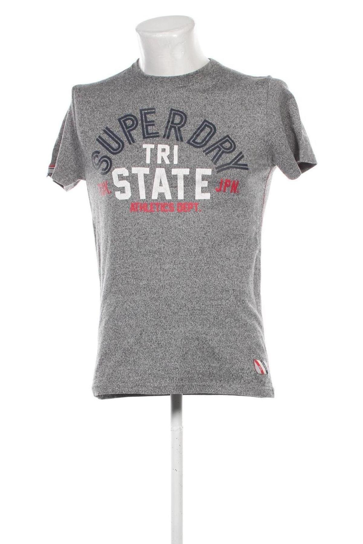 Herren T-Shirt Superdry, Größe M, Farbe Grau, Preis 9,21 €