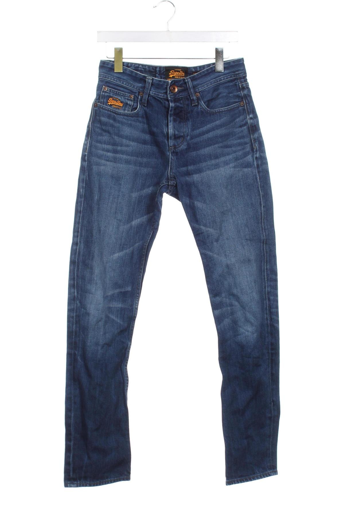 Męskie jeansy Superdry, Rozmiar M, Kolor Niebieski, Cena 155,99 zł