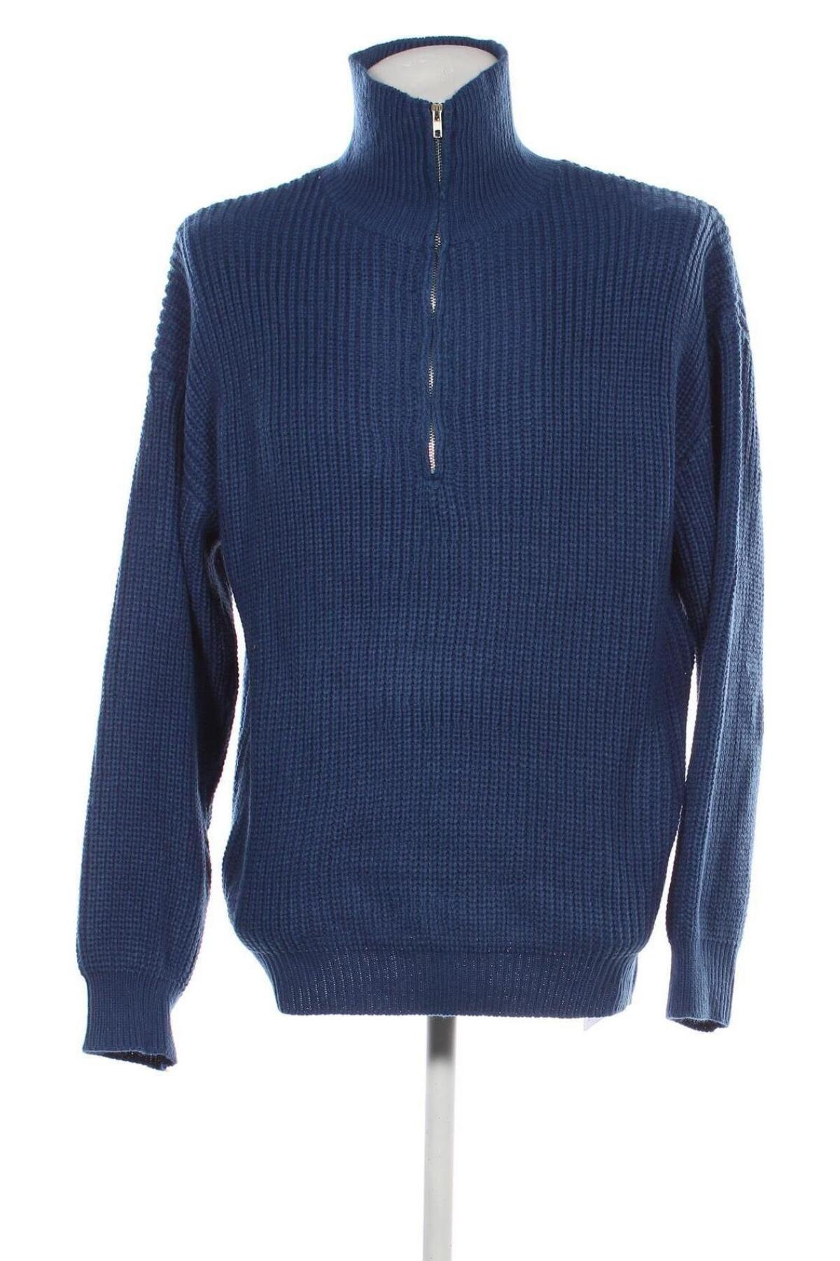 Herrenpullover, Größe L, Farbe Blau, Preis 11,99 €