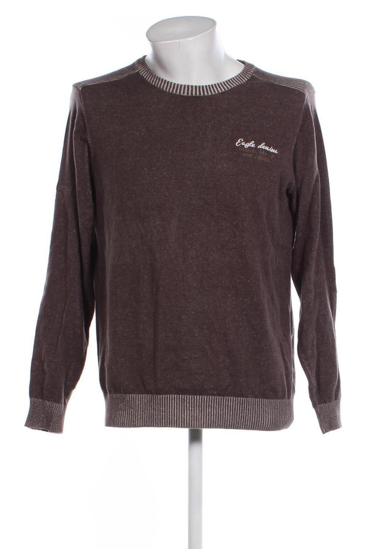 Herrenpullover Eagle, Größe M, Farbe Braun, Preis 24,99 €