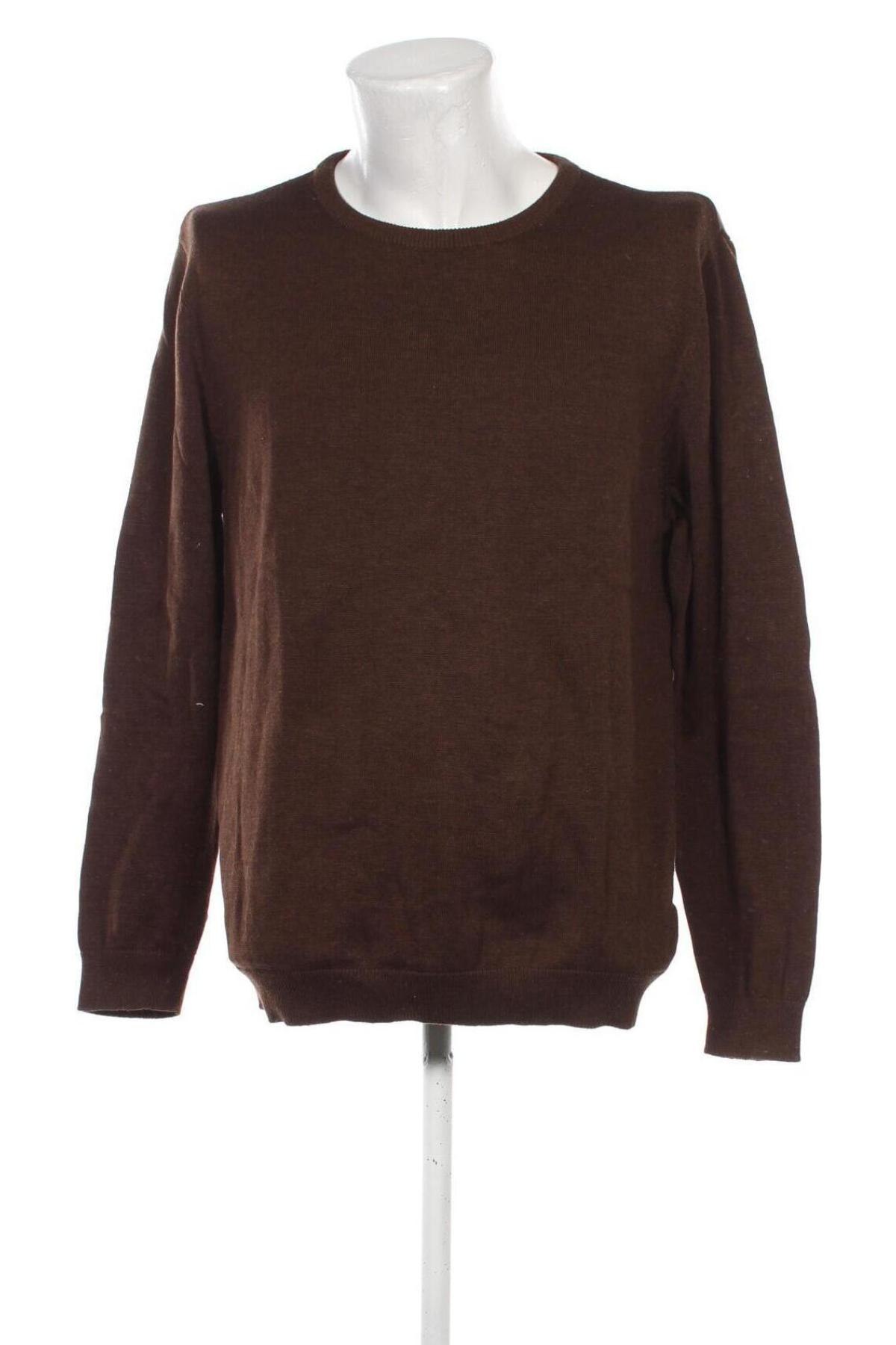 Herrenpullover Jean Pascale, Größe XXL, Farbe Braun, Preis 24,99 €