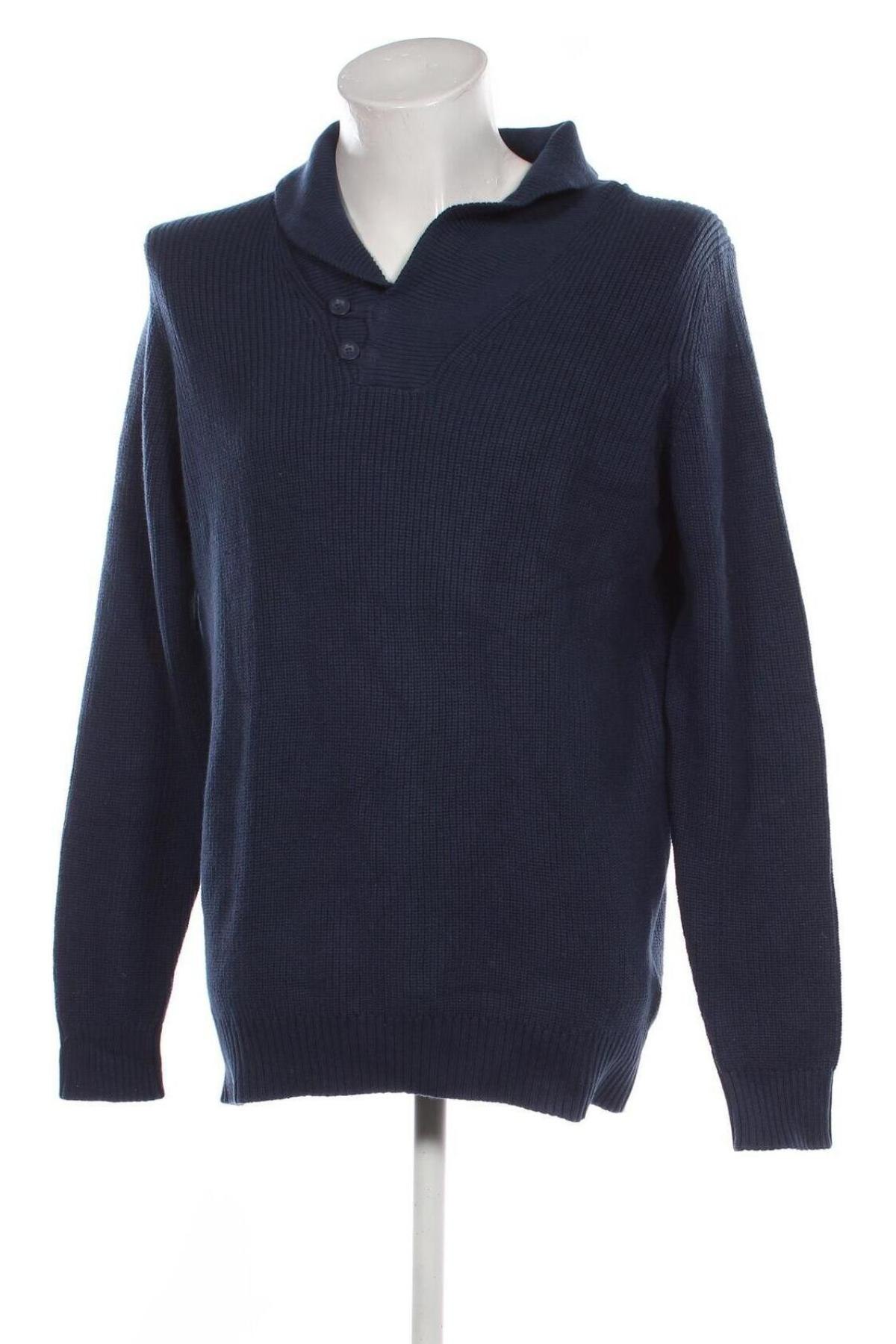 Herrenpullover Jean Pascale, Größe XL, Farbe Blau, Preis 24,99 €