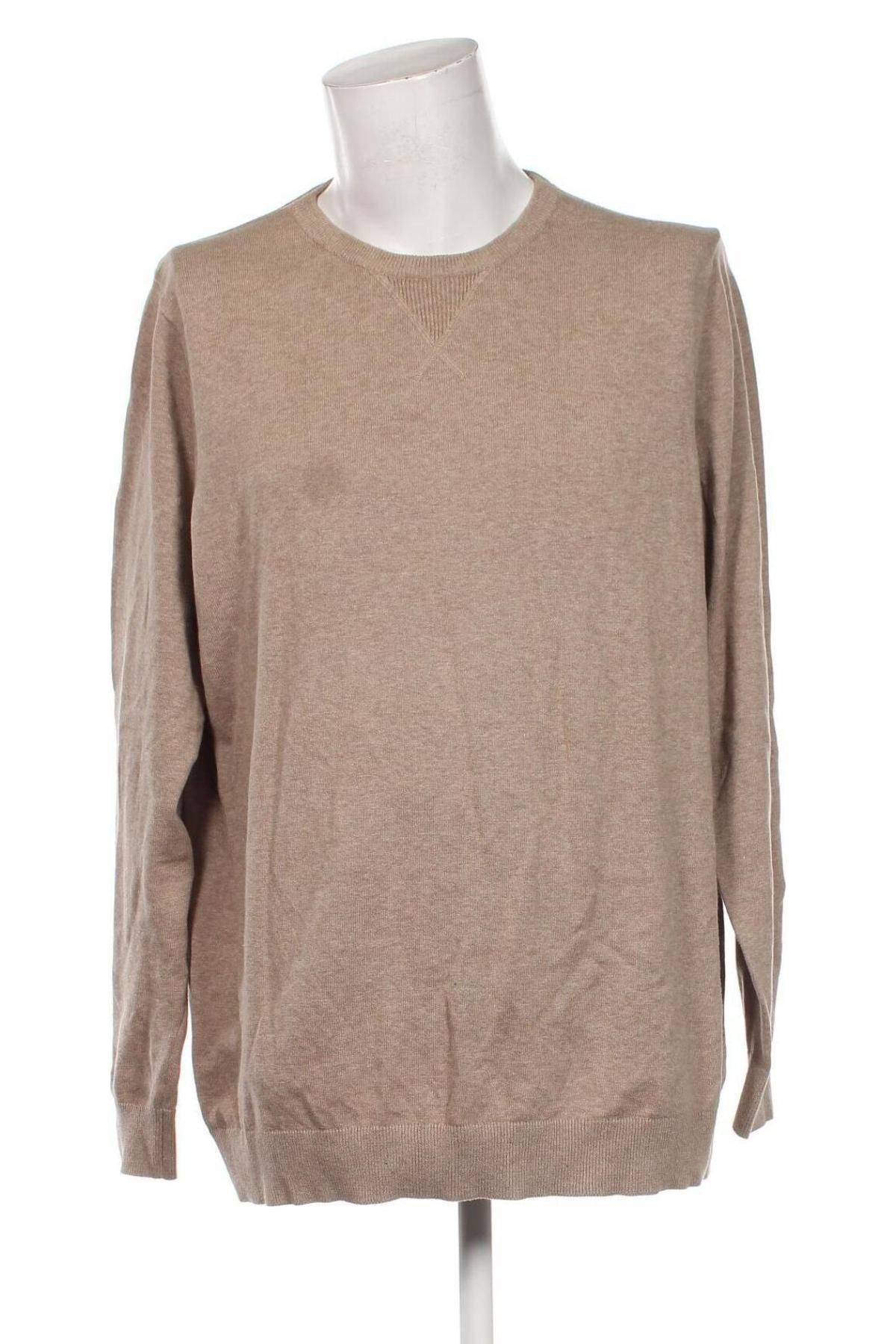 Herrenpullover Livergy, Größe 3XL, Farbe Beige, Preis € 24,99