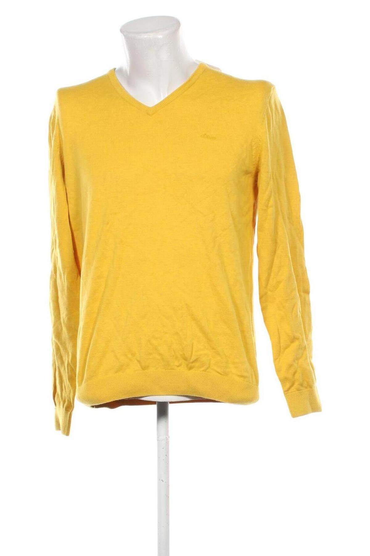 Herrenpullover S.Oliver, Größe L, Farbe Gelb, Preis € 33,99