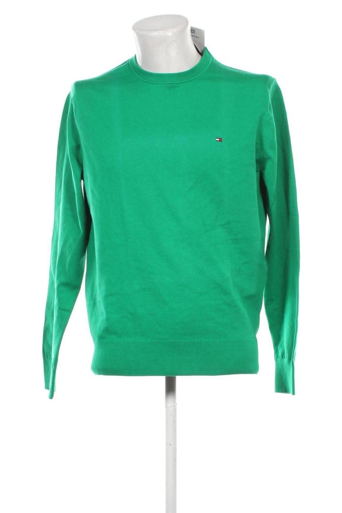 Pulover de bărbați Tommy Hilfiger, Mărime XL, Culoare Verde, Preț 714,99 Lei