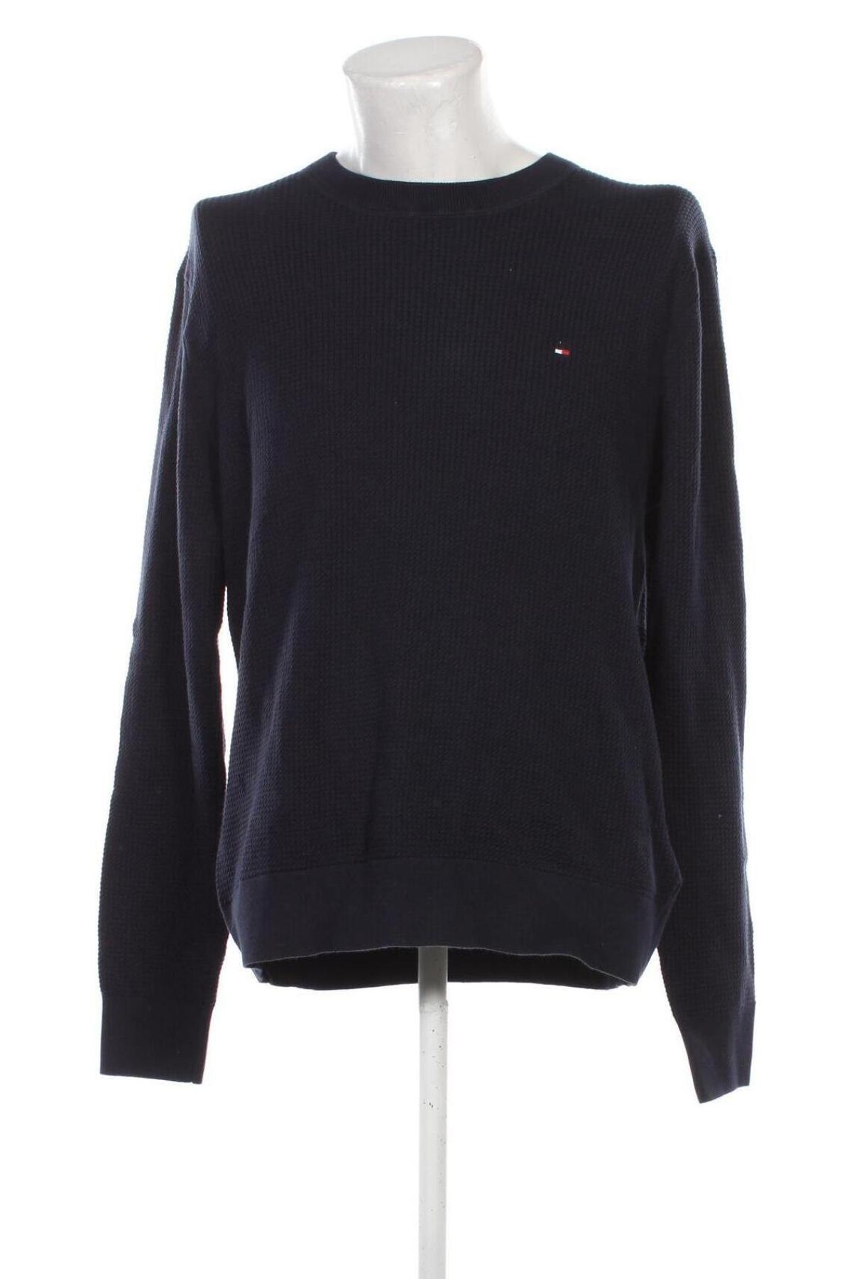 Męski sweter Tommy Hilfiger, Rozmiar XL, Kolor Niebieski, Cena 452,99 zł