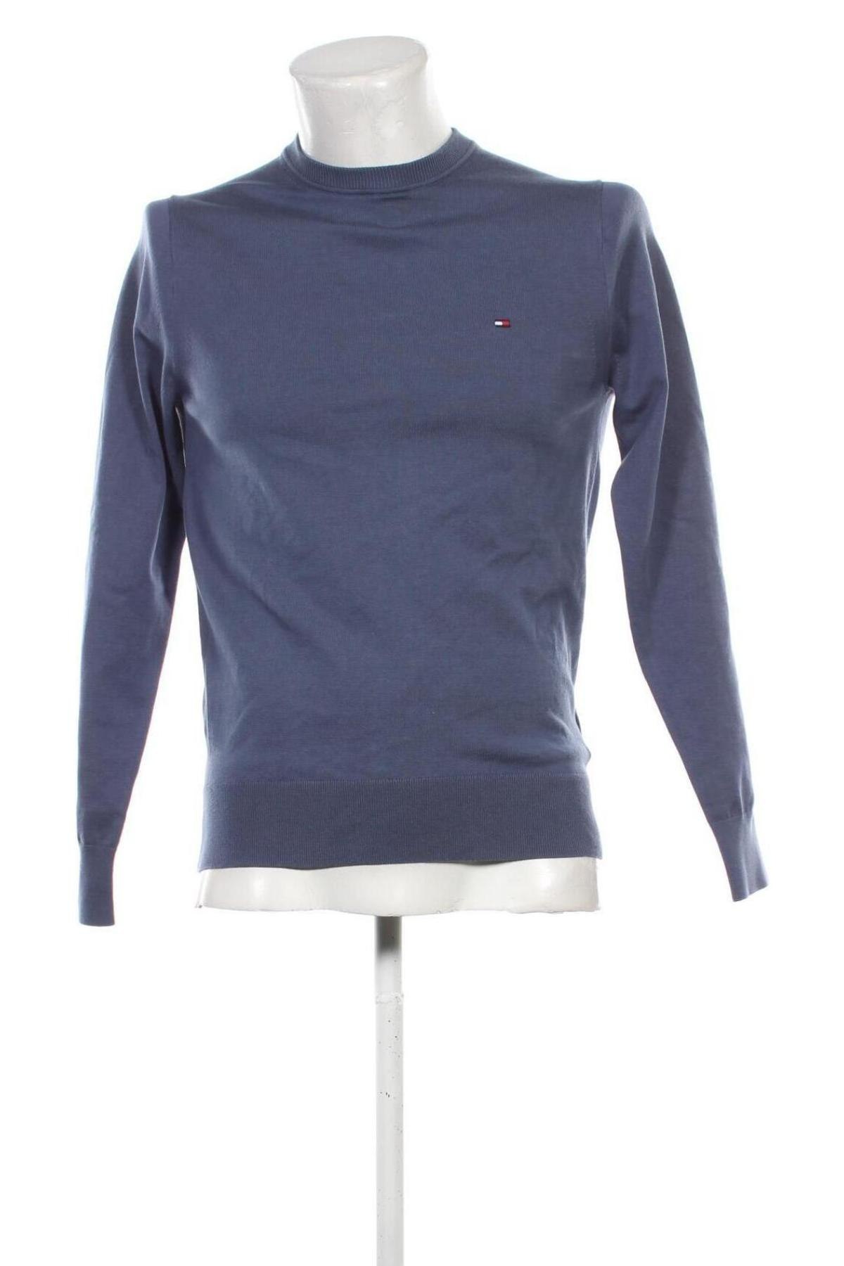 Męski sweter Tommy Hilfiger, Rozmiar S, Kolor Niebieski, Cena 452,99 zł