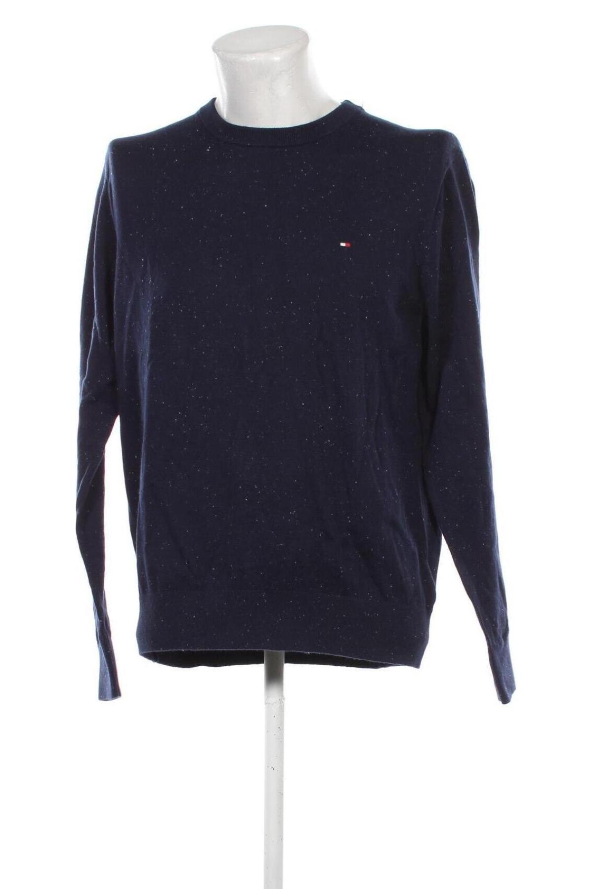 Męski sweter Tommy Hilfiger, Rozmiar L, Kolor Niebieski, Cena 694,99 zł