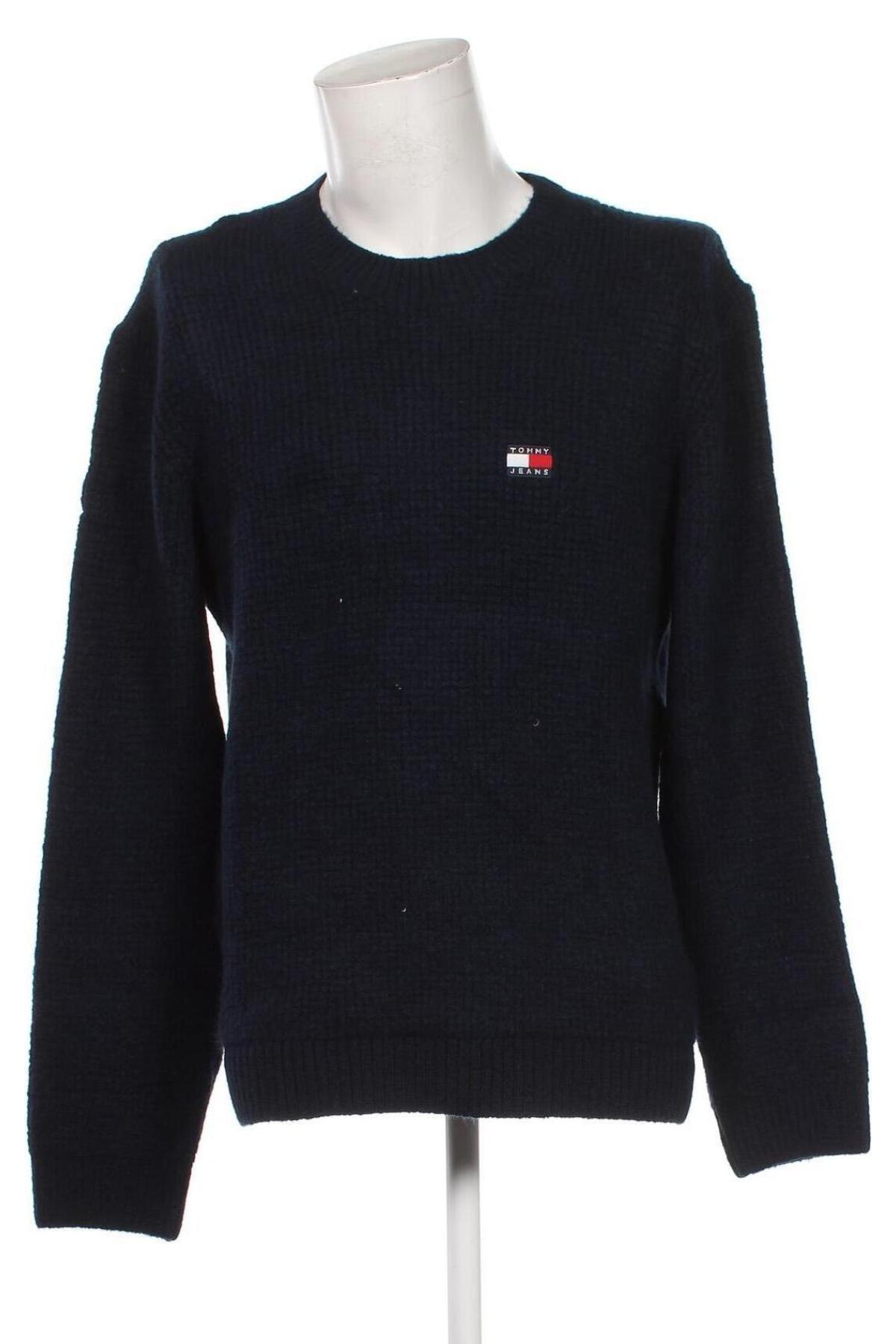 Męski sweter Tommy Jeans, Rozmiar L, Kolor Niebieski, Cena 381,99 zł