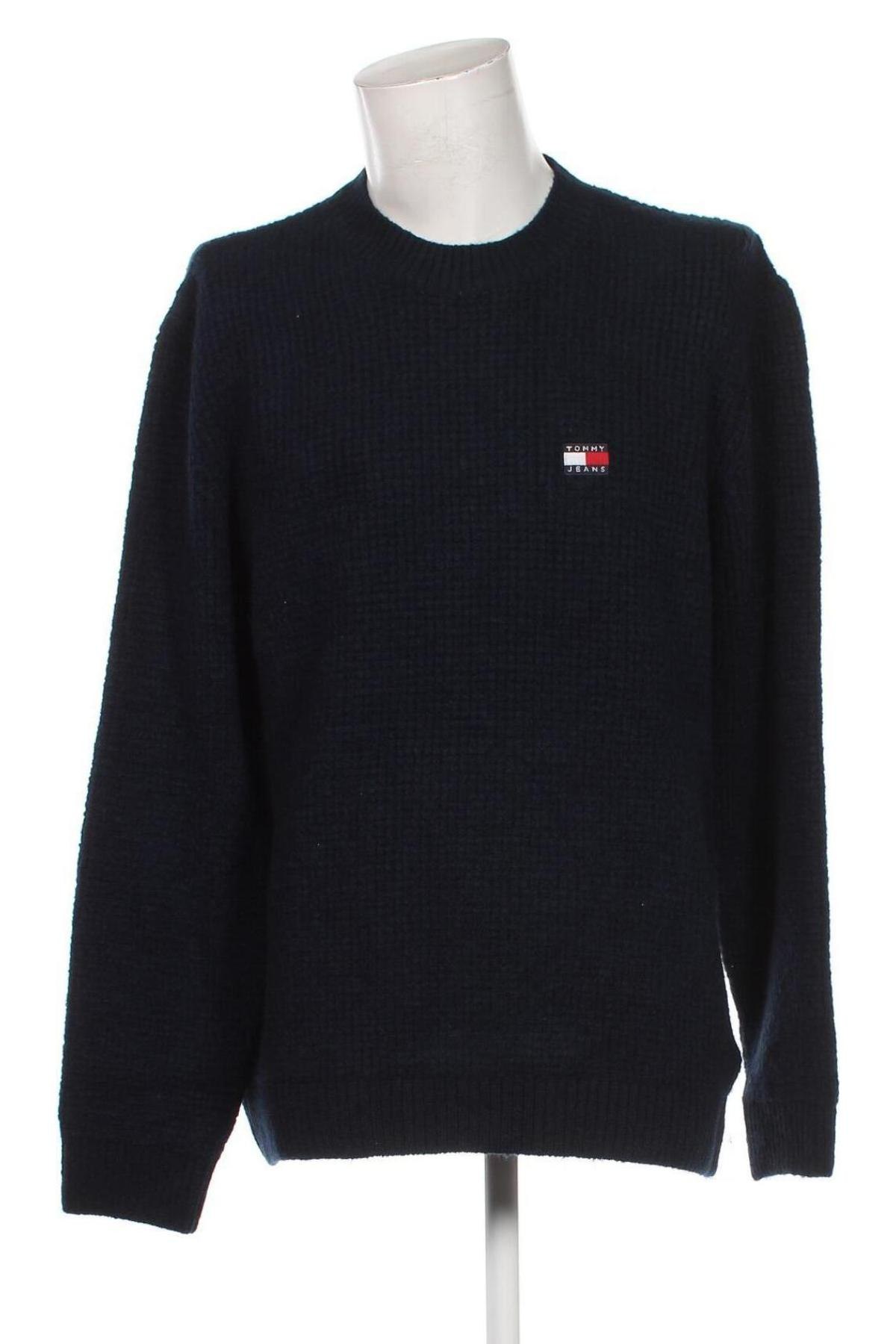 Męski sweter Tommy Jeans, Rozmiar XXL, Kolor Niebieski, Cena 381,99 zł