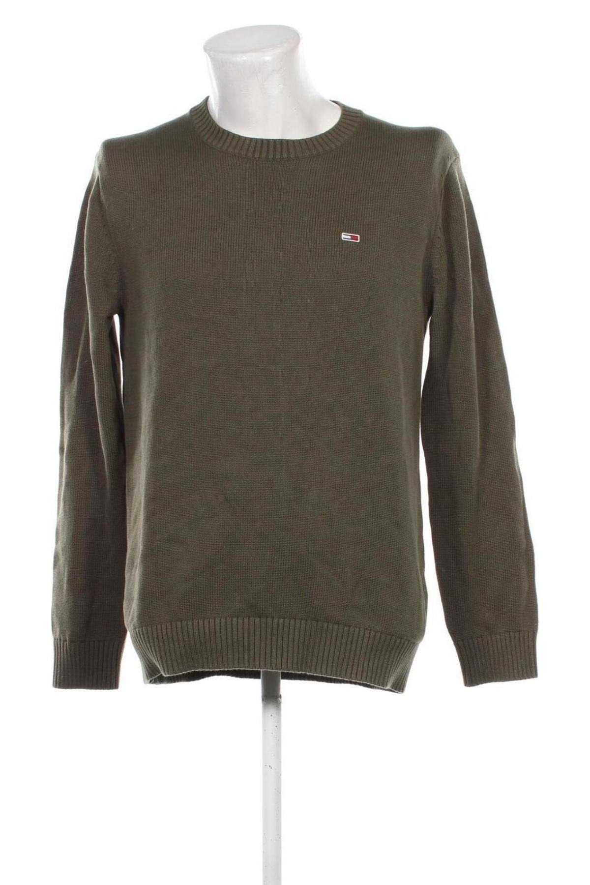 Pánsky sveter  Tommy Jeans, Veľkosť L, Farba Zelená, Cena  104,95 €