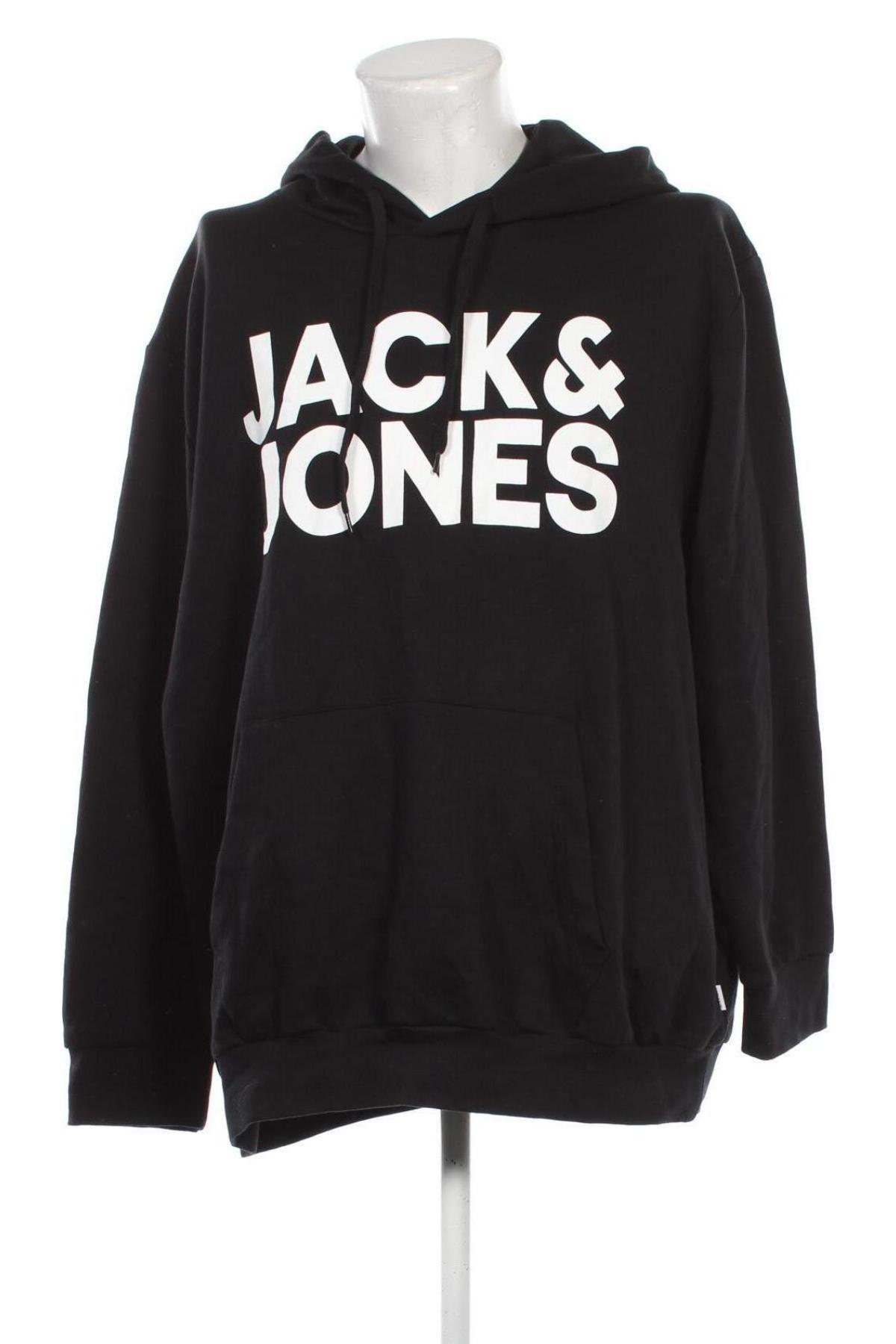 Herren Sweatshirt Jack & Jones, Größe XXL, Farbe Schwarz, Preis 21,99 €