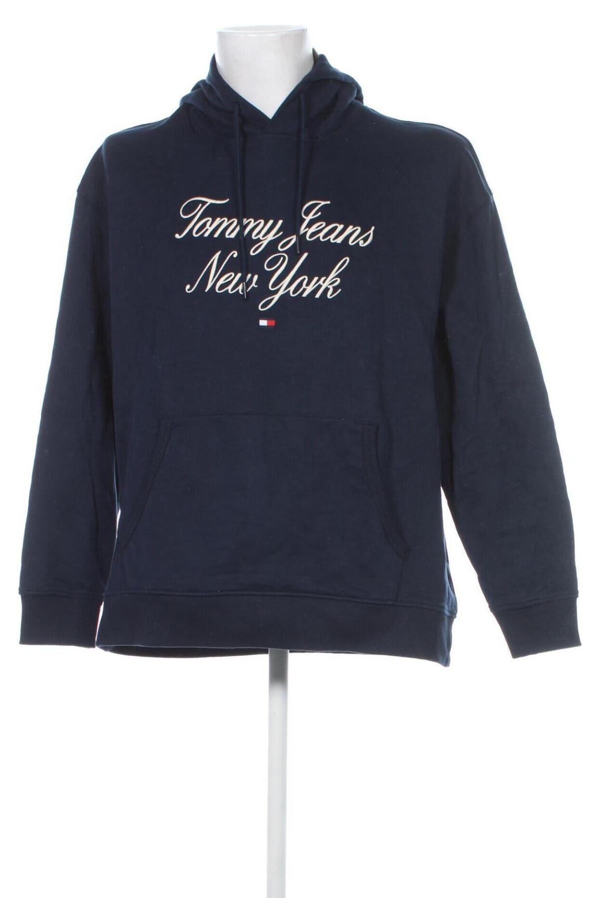 Hanorac de bărbați Tommy Jeans, Mărime XL, Culoare Albastru, Preț 392,99 Lei