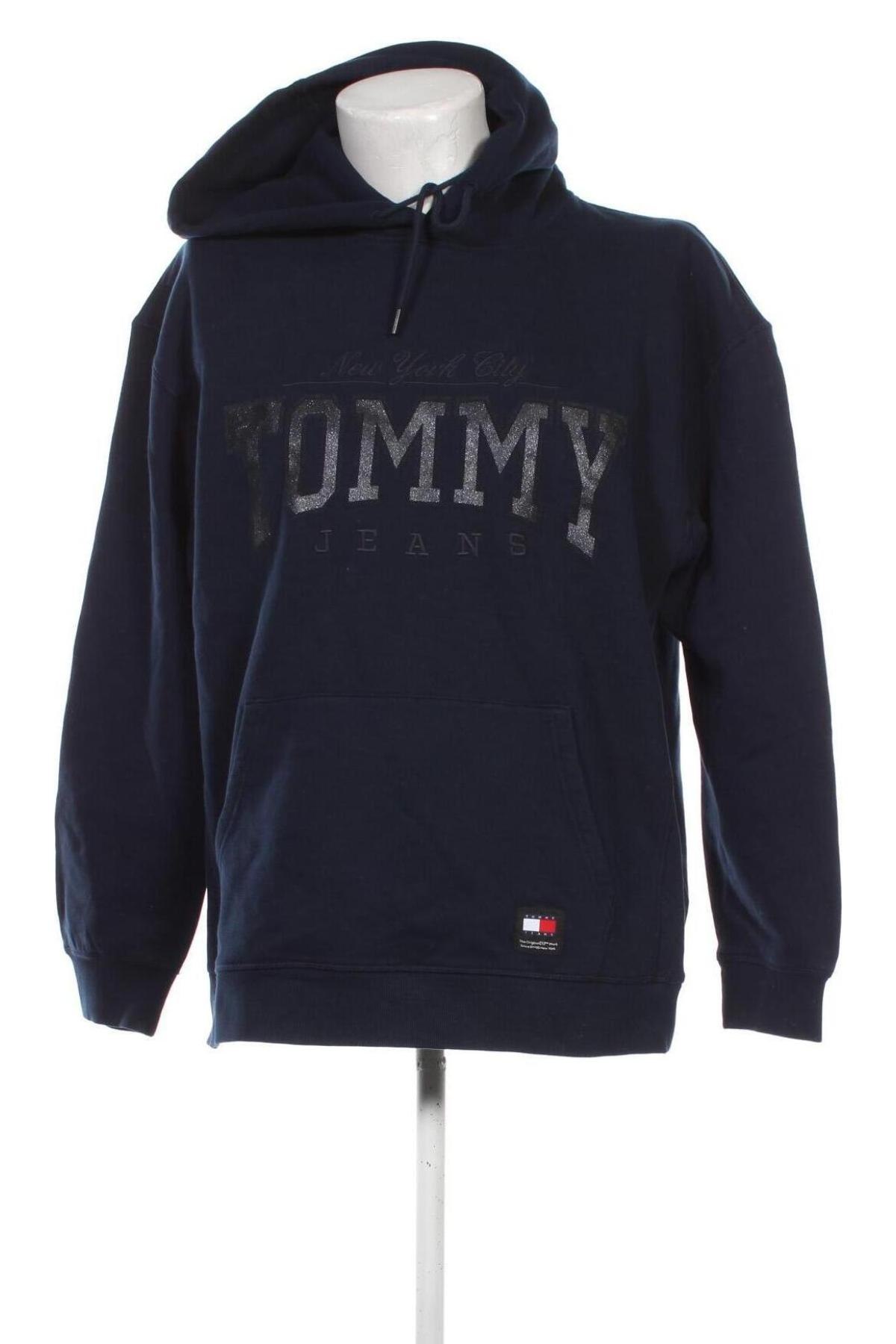 Męska bluza Tommy Jeans, Rozmiar XL, Kolor Niebieski, Cena 381,99 zł