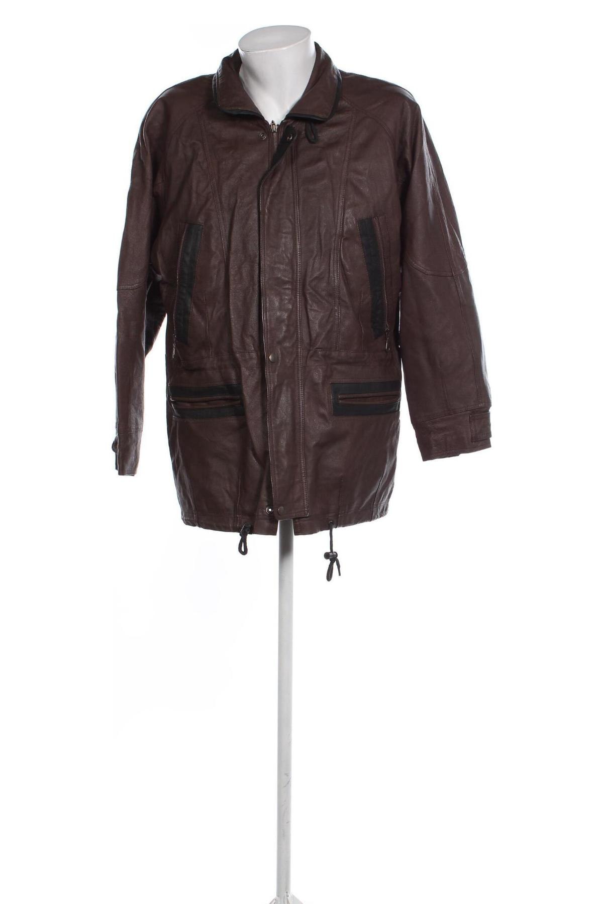 Herren Lederjacke Henry Morell, Größe L, Farbe Braun, Preis € 50,99