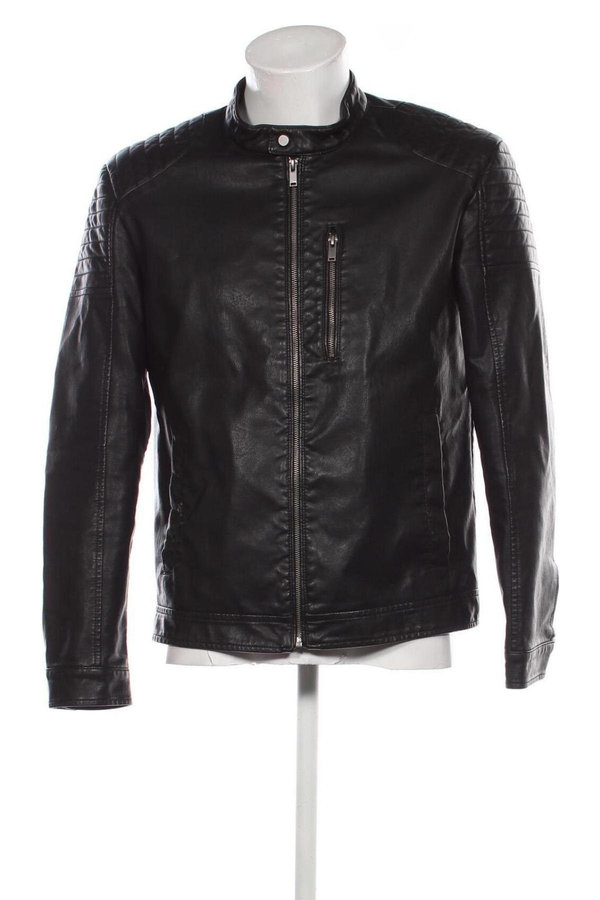 Herren Lederjacke Reserved, Größe L, Farbe Schwarz, Preis € 25,06