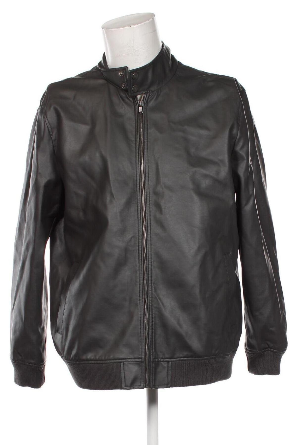 Herren Lederjacke Roger Kent, Größe L, Farbe Grau, Preis 14,99 €