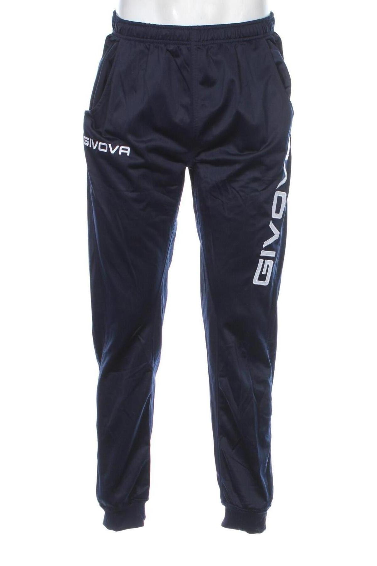 Herren Sporthose Givova, Größe L, Farbe Blau, Preis 14,99 €