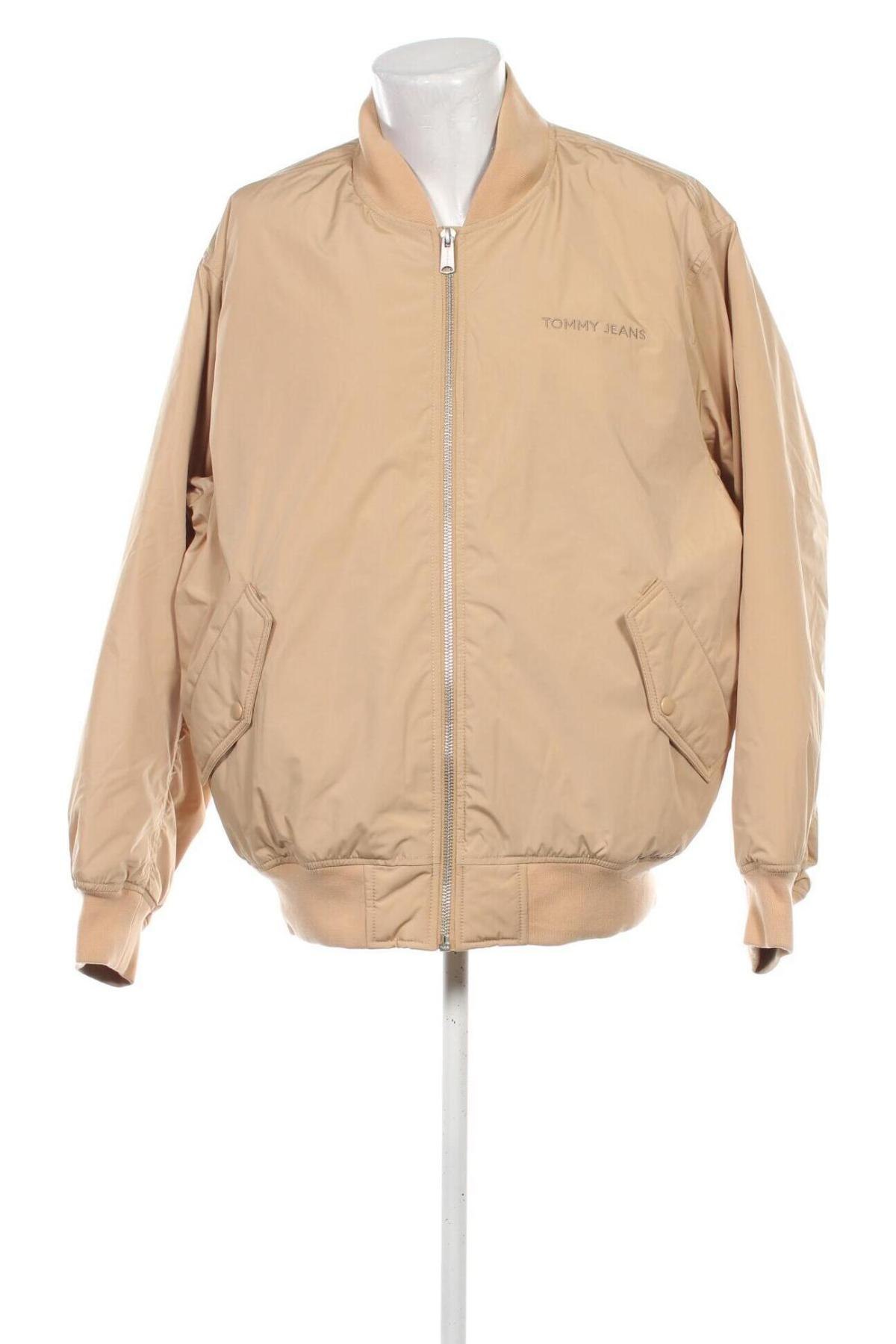 Herrenjacke Tommy Jeans, Größe XXL, Farbe Beige, Preis 289,99 €