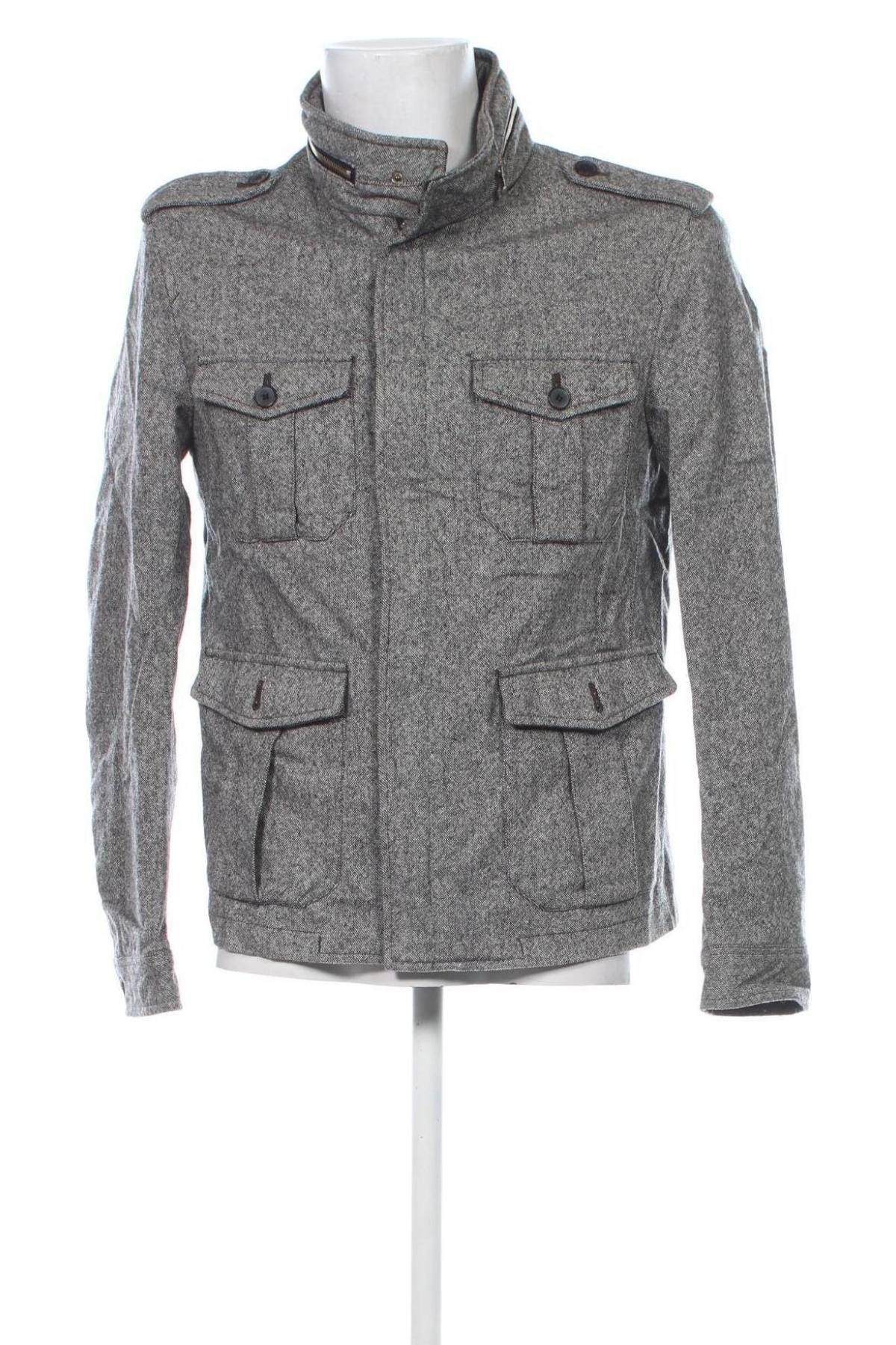 Herrenjacke Zara Man, Größe M, Farbe Grau, Preis € 13,99