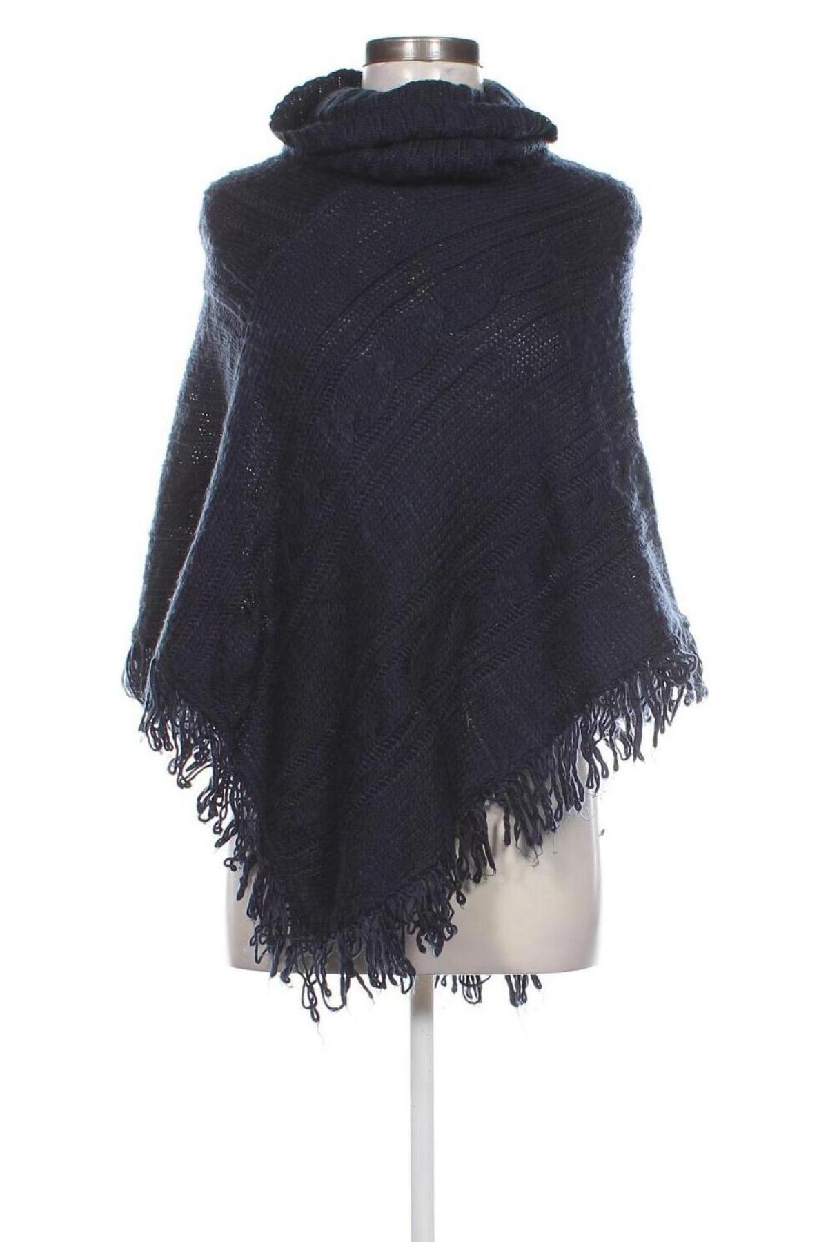 Poncho, Mărime M, Culoare Albastru, Preț 73,98 Lei