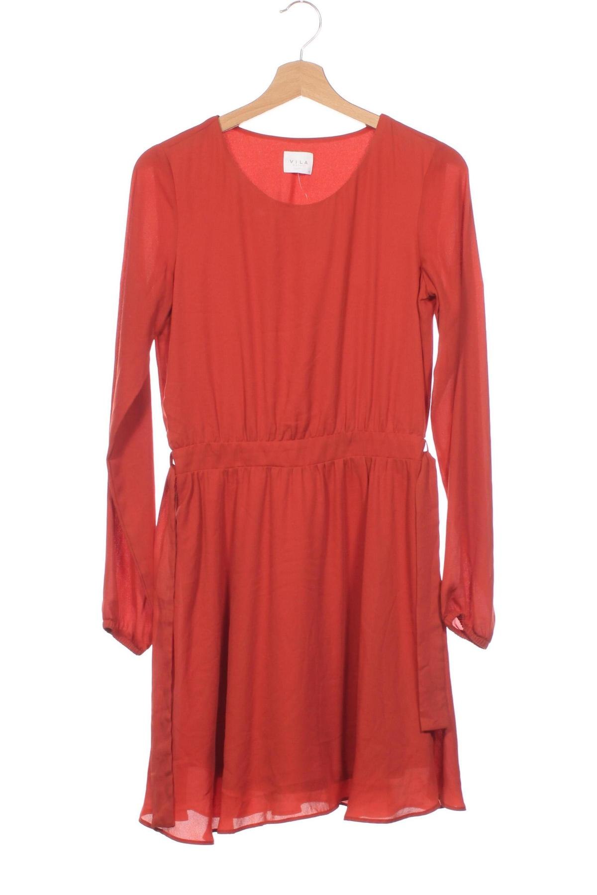 Kleid VILA, Größe XS, Farbe Orange, Preis € 8,99