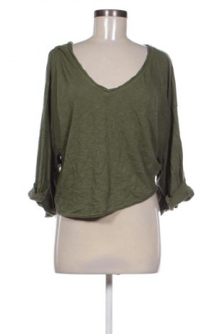 Γυναικεία μπλούζα American Vintage, Μέγεθος XS, Χρώμα Πράσινο, Τιμή 25,00 €