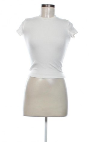 Damen Shirt Bershka, Größe S, Farbe Weiß, Preis € 9,99