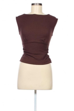 Дамска блуза Stradivarius, Размер XS, Цвят Кафяв, Цена 9,78 €