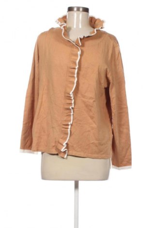 Дамска жилетка Alfredo Pauly, Размер L, Цвят Кафяв, Цена 12,27 €