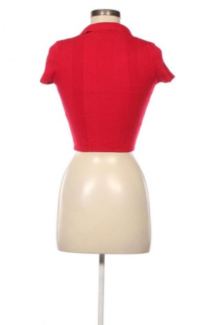 Damen Strickjacke Bershka, Größe S, Farbe Rot, Preis € 6,99