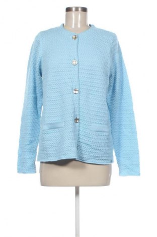 Damen Strickjacke Golle Haug, Größe L, Farbe Blau, Preis 9,99 €