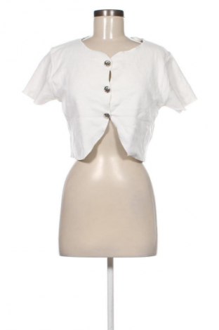 Дамска жилетка H&M Divided, Размер L, Цвят Бял, Цена 5,11 €