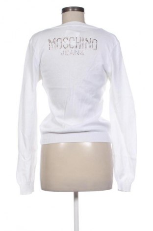 Damen Strickjacke Moschino Jeans, Größe M, Farbe Weiß, Preis 83,83 €