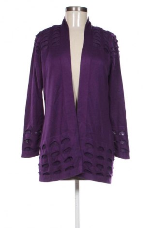 Damen Strickjacke Per Una By Marks & Spencer, Größe M, Farbe Lila, Preis 21,00 €
