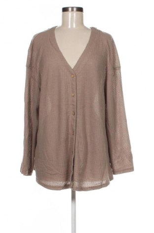 Дамска жилетка SHEIN, Размер XXL, Цвят Кафяв, Цена 9,20 €