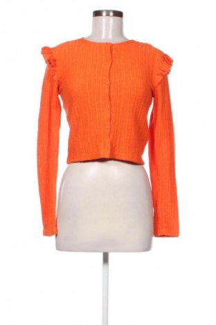 Damen Strickjacke Zara, Größe M, Farbe Orange, Preis € 14,00