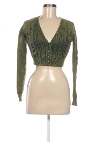 Damen Strickjacke Zara, Größe S, Farbe Grün, Preis 14,00 €