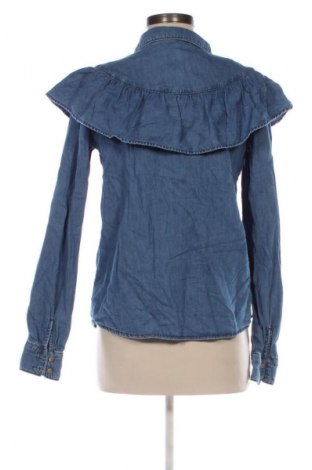Γυναικείο πουκάμισο Bershka, Μέγεθος S, Χρώμα Μπλέ, Τιμή 6,99 €