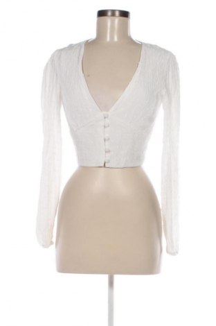 Damenbluse Bershka, Größe M, Farbe Weiß, Preis 12,85 €