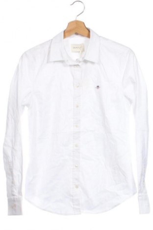 Γυναικείο πουκάμισο Gant, Μέγεθος XS, Χρώμα Λευκό, Τιμή 109,99 €