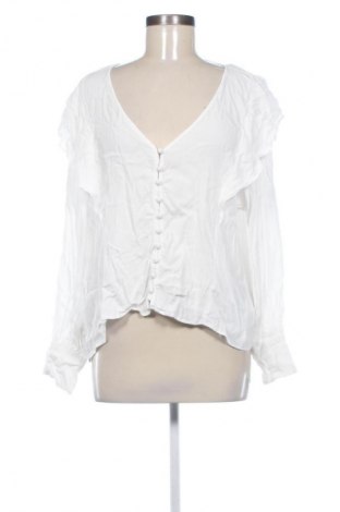 Γυναικείο πουκάμισο H&M, Μέγεθος XXL, Χρώμα Λευκό, Τιμή 23,80 €