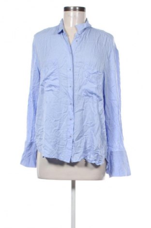 Γυναικείο πουκάμισο Mango, Μέγεθος L, Χρώμα Μπλέ, Τιμή 10,99 €