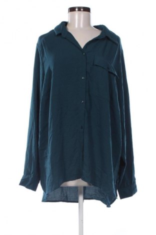 Γυναικείο πουκάμισο ONLY Carmakoma, Μέγεθος XXL, Χρώμα Πράσινο, Τιμή 10,99 €