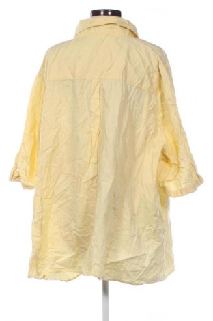 Γυναικείο πουκάμισο Ulla Popken, Μέγεθος 4XL, Χρώμα Κίτρινο, Τιμή 20,99 €