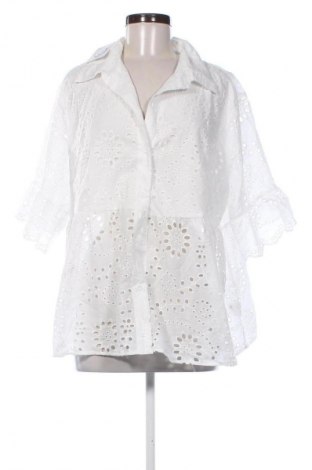 Damenbluse Unbranded, Größe 3XL, Farbe Weiß, Preis 12,99 €