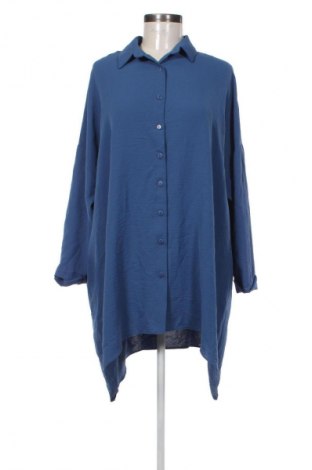 Γυναικείο πουκάμισο Unbranded, Μέγεθος 3XL, Χρώμα Μπλέ, Τιμή 13,99 €