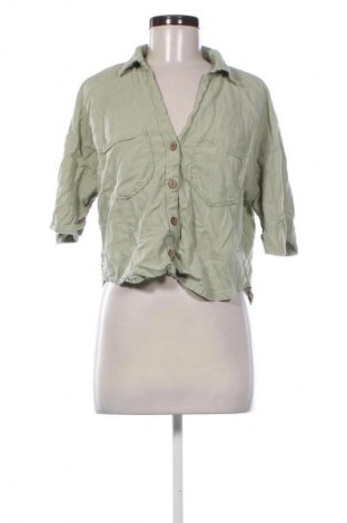Дамска риза Zara, Размер L, Цвят Зелен, Цена 14,00 €