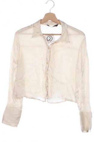Γυναικείο πουκάμισο Zara, Μέγεθος XS, Χρώμα Εκρού, Τιμή 14,00 €