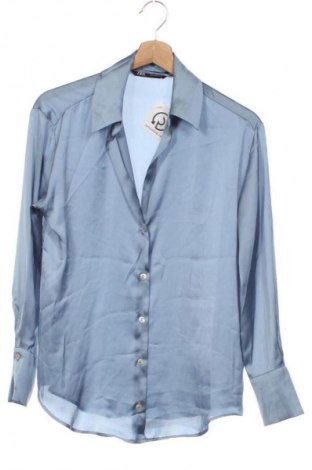Dámska košeľa  Zara, Veľkosť XS, Farba Modrá, Cena  12,95 €